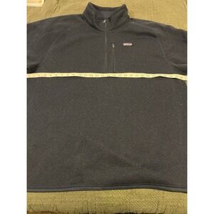 Patagonia Men's Quarter Zip 3xl Navy Blue